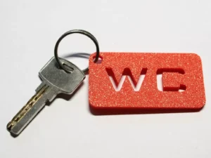 WC Schlüsselanhänger | Anhänger für Damen | Anhänger für Herren | Unisex