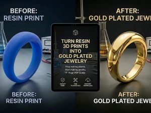 DIY Electroforming Guide: Turn Resin 3D Prints Into Gold Plated Jewlery (Copper / 24k Gold)